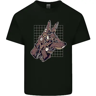 Buy A Steampunk Wolf Mens Cotton T-Shirt Tee Top • 11.75£