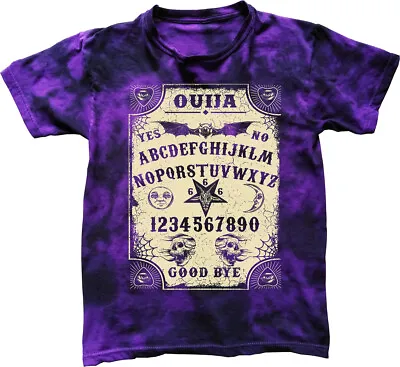 Buy Ouija Board T-Shirt Mens Halloween Gothic Ghost Haunted Tie Dyed • 26.14£