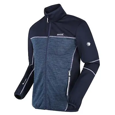 Buy Regatta Yare III Mens Extol Stretch Knitted Fleece Lightweight Full Zip Jacket • 27.99£