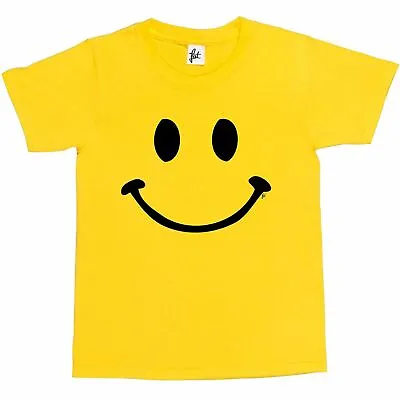 Buy Retro Happy Funny Smiling Face Kids Boys / Girls T-Shirt • 5.99£