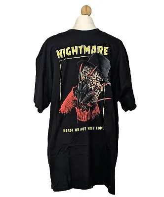 Buy Freddy Krueger 80s Movie Tshirt Nightmare On Elm Street Medium Horror  • 15£