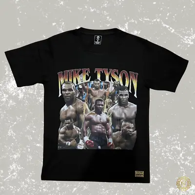 Buy Mike Tyson Flame Champ Graphic Bootleg Rap T-Shirt, UNISEX, Hip Pop R&B - B & W • 19.99£