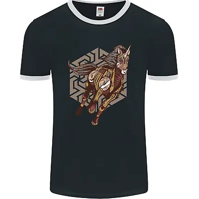 Buy Steampunk Unicorn Mens Ringer T-Shirt FotL • 11.99£