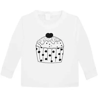 Buy 'Cupcake' Children's / Kid's Long Sleeve Cotton T-Shirts (KL038115) • 9.99£