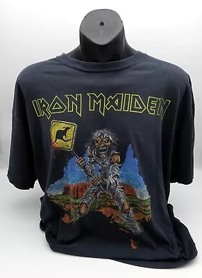 Buy XL Iron Maiden 2008 Somewhere Back In Time Australian Tour T-Shirt M Back In OZ • 124.46£