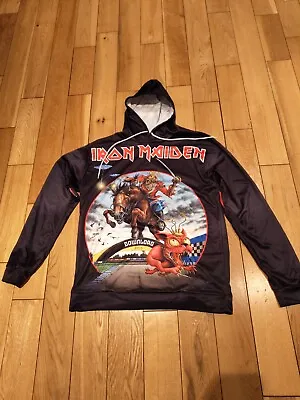 Buy Mens Iron Maiden Hoodie NEW Large Full Print Download 2013  • 30£
