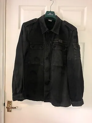 Buy Oasis Band Jacket Rare Noel Liam Gallagher Overshirt Military Style Casuals 2009 • 500£