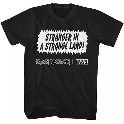 Buy Iron Maiden Stranger In A Strange Land Marvel Comics Men's T Shirt Band Merch • 41.76£