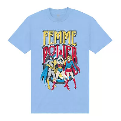 Buy Official Wonder Woman Femme Power T-Shirt Crew Neck Short Sleeve Tee Top • 22.95£
