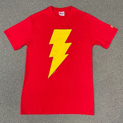 Buy DC COMICS The Flash T Shirt Mens Small Red Vintage 2000 Hanes Short Sleeve • 10£