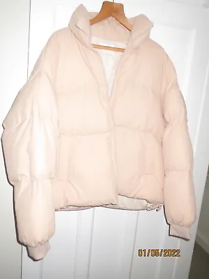 Buy Cold Laundry Lovely Pastel Unisex Puffa Jacket In Light Chalky Pink Large • 13.50£
