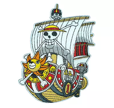Buy One Piece Ship Skull Flag Embroidered Patch Badges Sew On Iron On Anime Gift • 3.99£