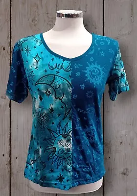 Buy Fair Trade - Gringo Celestial T-Shirt - Blue S/M, M/L & XL (N650-TS5) • 25£