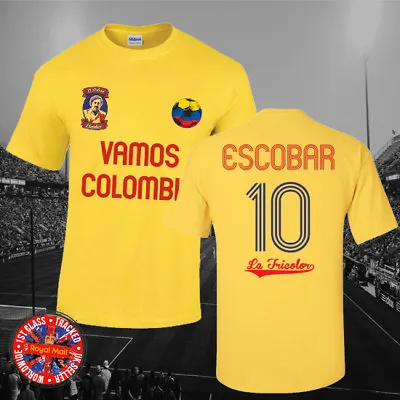 Buy Pablo Escobar Colombia T-shirt, Soccer, Football, Narcos, Men's, Ladies, Gift • 13.95£