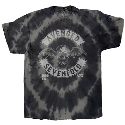 Buy Avenged Sevenfold 'Deathbat Crest' (Dip-Dye) T-Shirt - NEW & OFFICIAL! • 16.29£