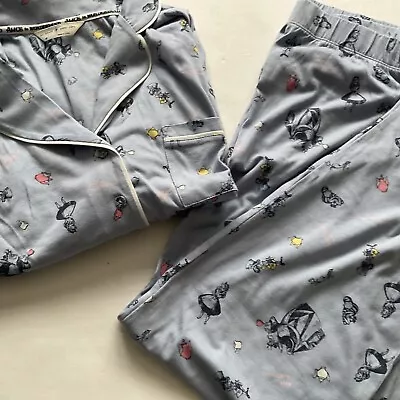 Buy M&s Cotton Jersey Pyjama Set - Disney's 'alice In Wonderland'. Medium Nwt • 10£