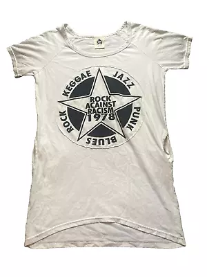 Buy Rock Against Racism Shirt Womens Extra Large CUSTOM Korea Reggae Jazz Punk Blues • 47.24£