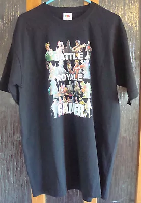 Buy NEW Battle Royale Gamer T-shirt, Black, Fruit Of The Loom, Age 14-15, 164cm • 6.99£