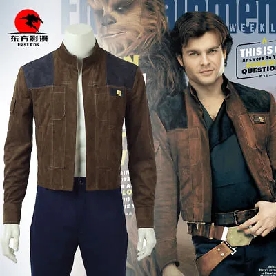 Buy  A Star Wars Story Cosplay Han Solo Jacket Coat Cosplay Costume • 39.96£