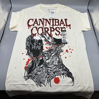 Buy Cannibal Corpse Tomb Of Mutilation Death Metal T-Shirt Juniors MEDIUM Cream New • 23.62£
