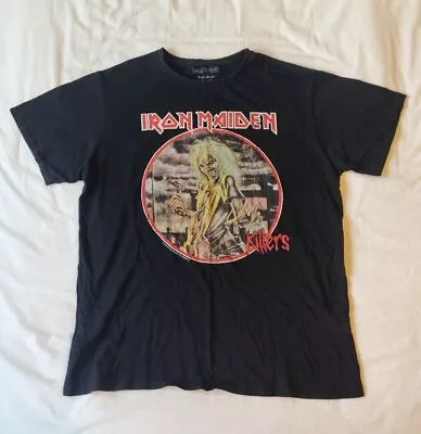 Buy Iron Maiden X Pull And Bear Killers T-shirt Size L • 7.99£