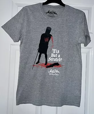 Buy Mens Monty Python & The Holy Grail Tis But A Scratch Grey T-Shirt Medium • 12.95£