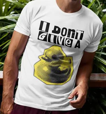 Buy I Don't Give A Duck T-SHIRT S-3XL Rubber Duck Funny Humor Graphic Joke GIFT TEE • 20.68£