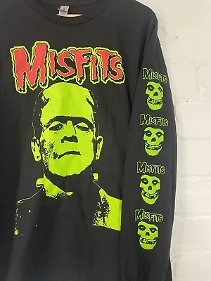 Buy Misfits Famous Monsters Frankenstein T-shirt Size L New Unworn Horror Punk • 7£