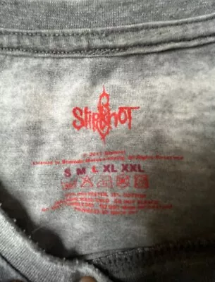 Buy Slipknot Grey Logo T Shirt Large • 5.55£