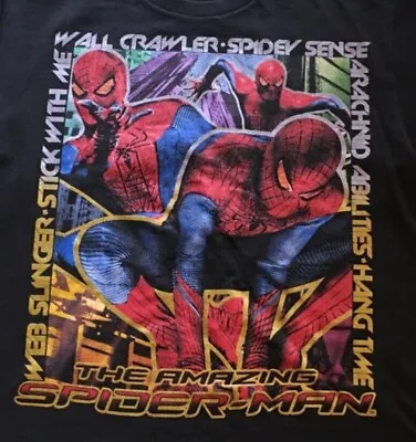 Buy New 2012 Marvel Boy Tee Shirt The Amazing Spider-man Tshirt Size 14/16 The Movie • 5.43£