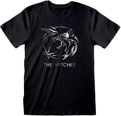 Buy Witcher - Silver Ink Logo T-Shirt Black • 17.84£
