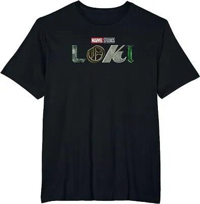 Buy Official Marvel - Loki - Logo Badge - Men's T-Shirt XXL Black New With Tags • 15.95£
