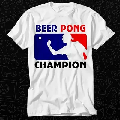 Buy Beer Pong Champion Pub Game Online Gaming Esport T Shirt 408 • 6.35£