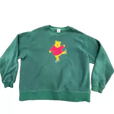 Buy Vintage 90s Winnie The Pooh Christmas Sweater Sz XL • 50.19£
