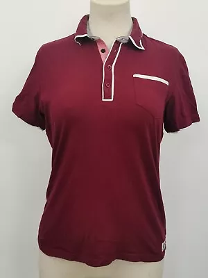 Buy Guide London Red Short Sleeve Polo Shirt Size Medium • 1.50£