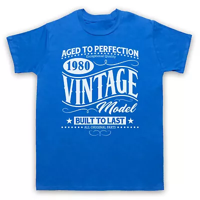 Buy 1980 Vintage Model Born In Birth Year Date Funny Age Mens & Womens T-shirt • 17.99£