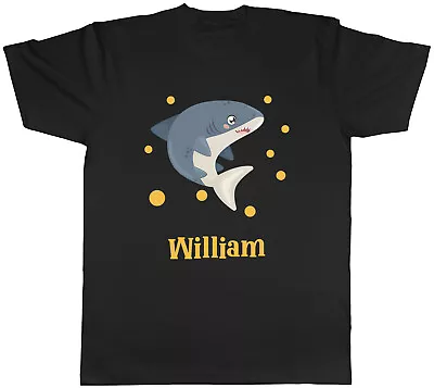 Buy Personalised Shark Mens T-Shirt Any Name Ocean Sea Fishing Beach Unisex Tee Gift • 8.99£