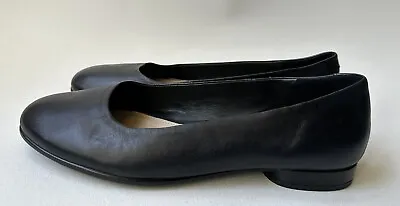 Buy ECCO Annie Women's Black Leather Ballerina Ballet Flats Shoes Size 38/US 7 -W44 • 38.60£