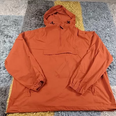 Buy Gant Jacket Adult Large Orange Pullover Zip Up Hooded Navigator Vintage Mens • 28.99£