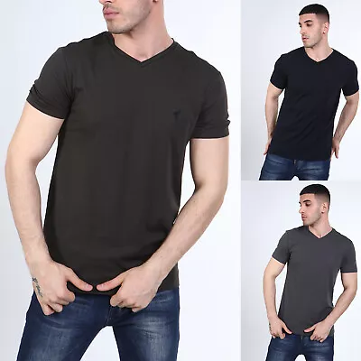 Buy MOA KOA Mens T-Shirt Designer Premium Cotton V-Neck Short Sleeve T Shirt Tee Top • 8.99£
