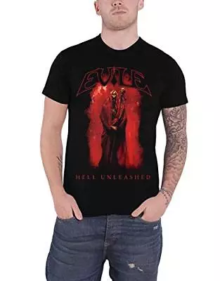 Buy EVILE - HELL UNLEASHED BLACK - Size XL - New T Shirt - J72z • 17.83£