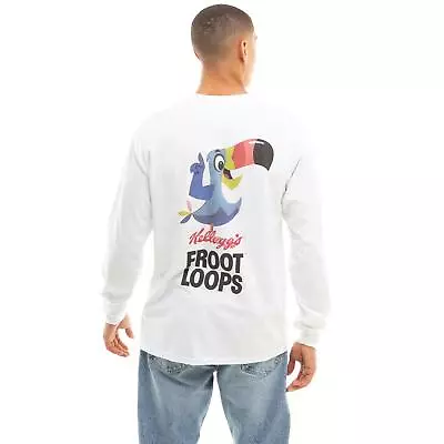 Buy Kelloggs Mens Long Sleeve T-shirt Froot Loops Top Tee S-2XL Official • 14£