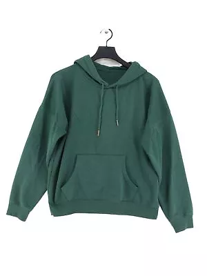 Buy New Look Women's Hoodie UK 12 Green Polyester With Cotton, Elastane Pullover • 9£