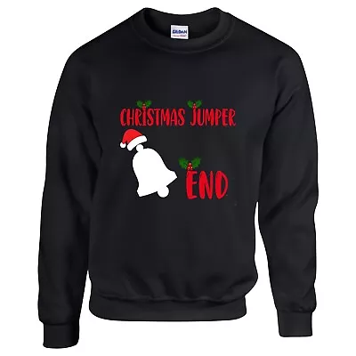 Buy Christmas Party Jumper 2023, Fun Novelty/ Rude /Christmas Jumper Bell End • 25£