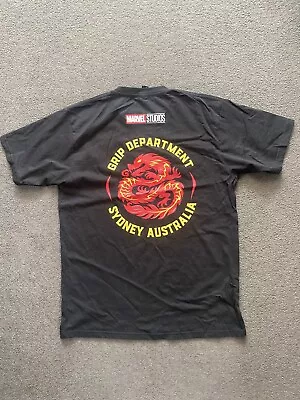 Buy Shang-chi Marvel Movie Set T Shirt Worn By Crew Size Large  • 9.48£