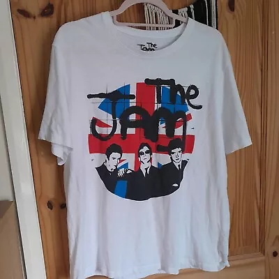 Buy The Jam Official White Mod T-shirt Tee Top Large Womens Ladies • 14.99£