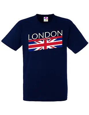 Buy London England T-shirt With Union Jack Print Souvenir • 9.99£