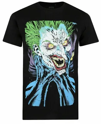 Buy Official DC Comics Mens The Joker Choked T-shirt Black Sizes XXL • 11£