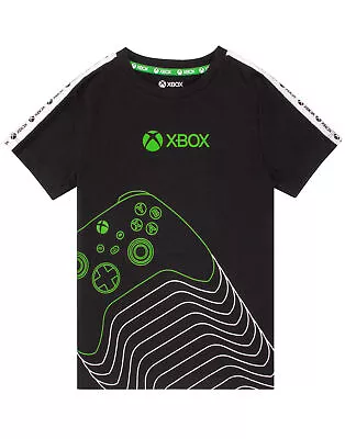 Buy XBOX T-Shirt Boys Kids Green Black Game Controller Logo Clothing Top • 10.99£