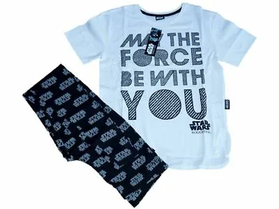 Buy LADIES OFFICIAL STAR WARS 'MAY THE FORCE BE WITH YOU' PYJAMAS SIZES 6-8 To 18-20 • 5.99£